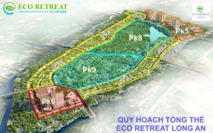 Quy hoạch 9 phân khu tại Ecopark Long An