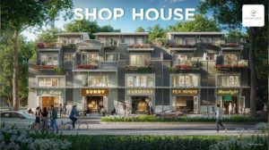 Phối cảnh shophouse Ecopark Long An